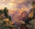 Grand Canyon mit Regenbogen Landschaft Thomas Moran Berge